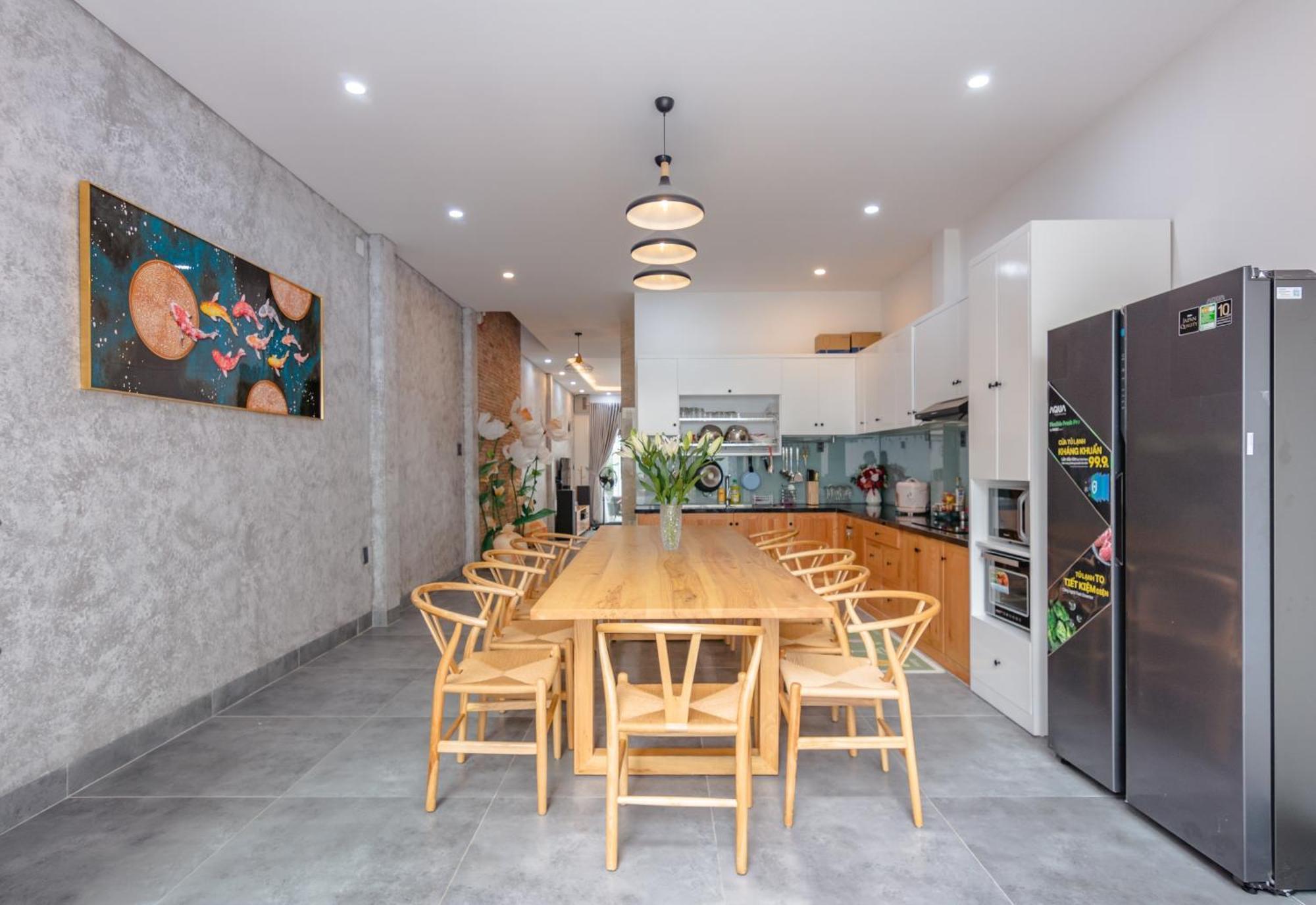 Villa 16 Nh - Di Bo Ra Bien Thuy Van 200 Met - Free Bida - Phong Karaoke - Xong Hoi 头顿 外观 照片